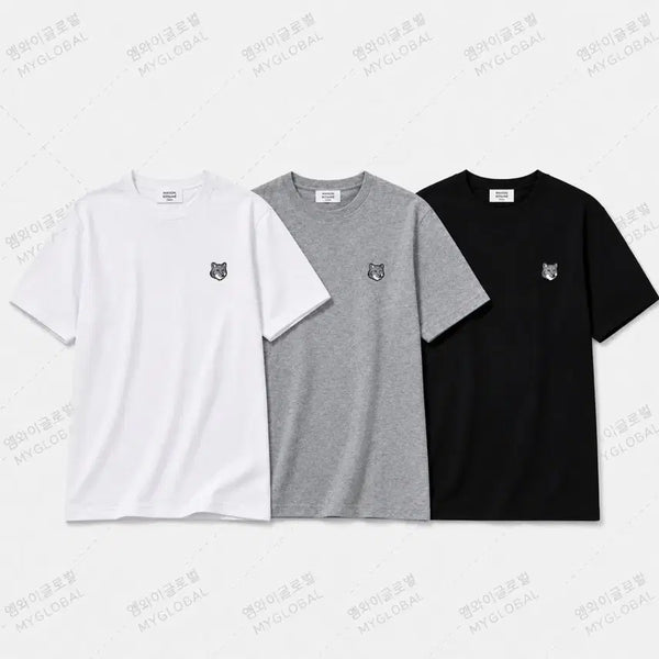 [BUNJANG] Maison Kitsuné Bold Fox Head Short Sleeve T-Shirt / 정품/무료배송) 메종키츠네 볼드폭스 헤드 반팔