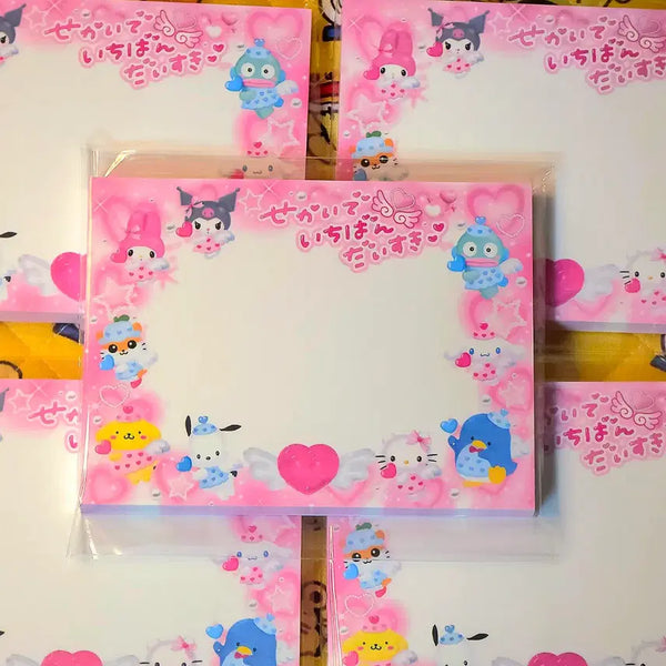 [BUNJANG] Angel Sanrio Memo Pad / 엔젤산리오 떡메모지/떡메/산리오메모지