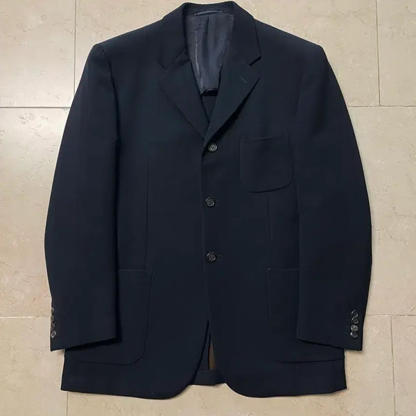 [BUNJANG] Prada Vintage 3-Button Wool Blazer Dark Navy / [52] 빈티지 프라다 3버튼 울 블레이저 다크 네이비