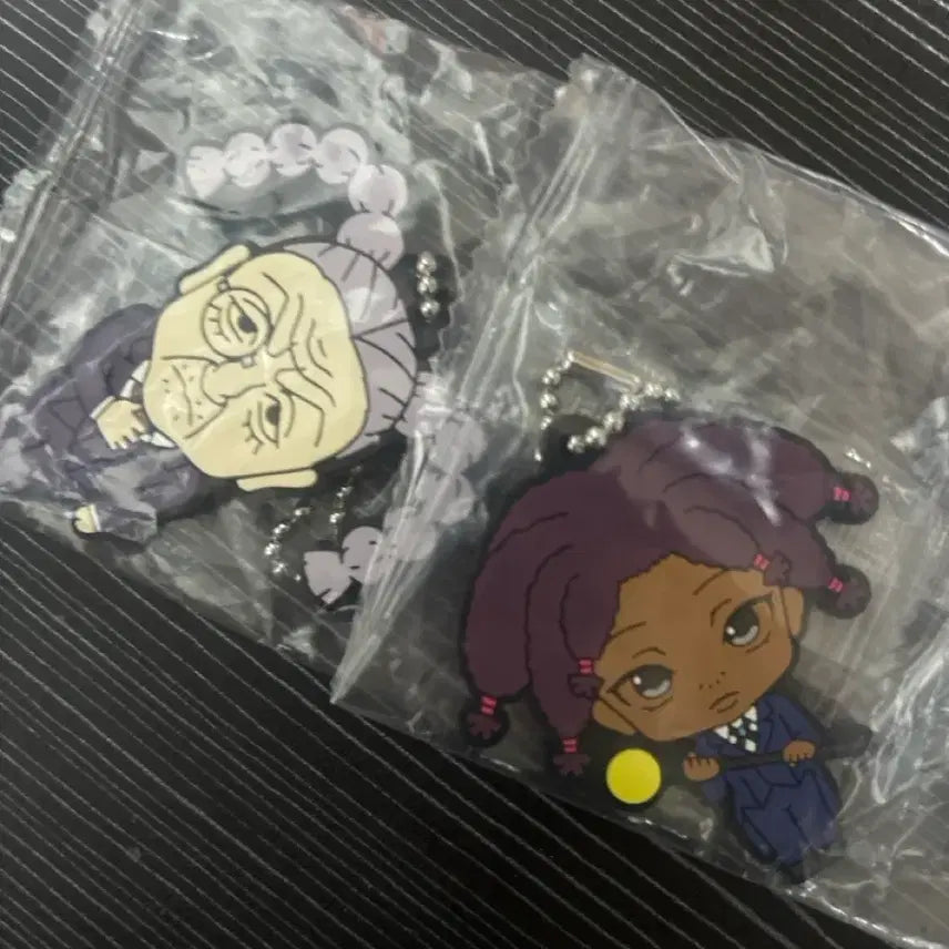 [BUNJANG] Hunter x Hunter Tsubone & Canary Rubber Keychain Set / 헌터X헌터) 츠보네 카나리아 러버 키링 세트 헌터헌터
