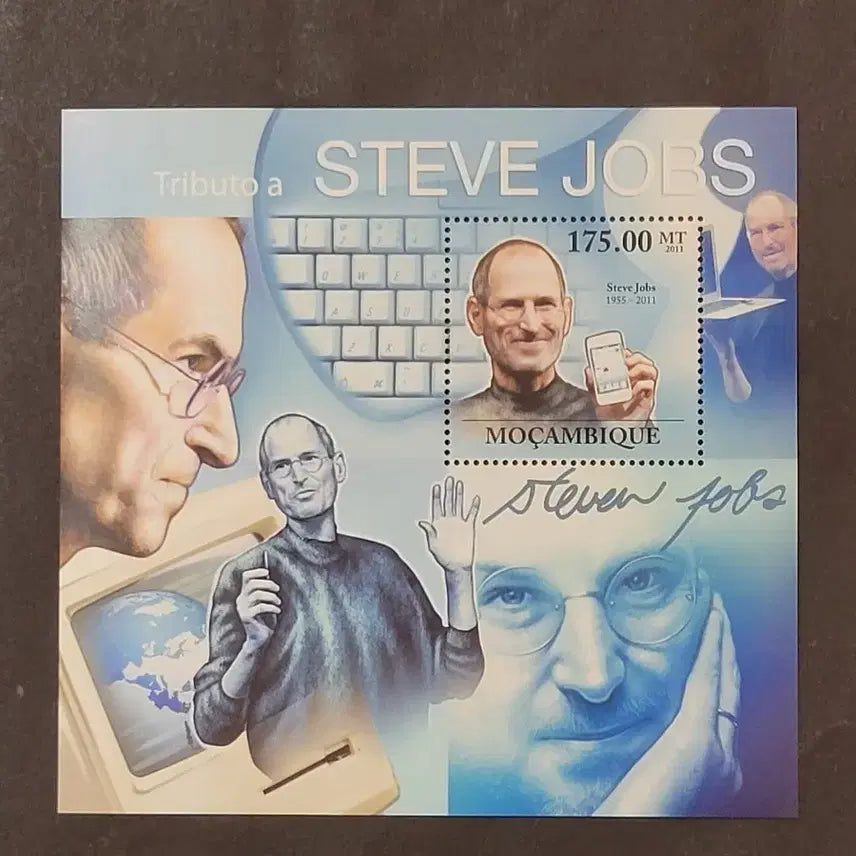 [BUNJANG] United States Steve Jobs Commemorative Stamp 2014 / 2014년 미국 애플 창시자 스티브잡스추모기념 우표Steve Jabs