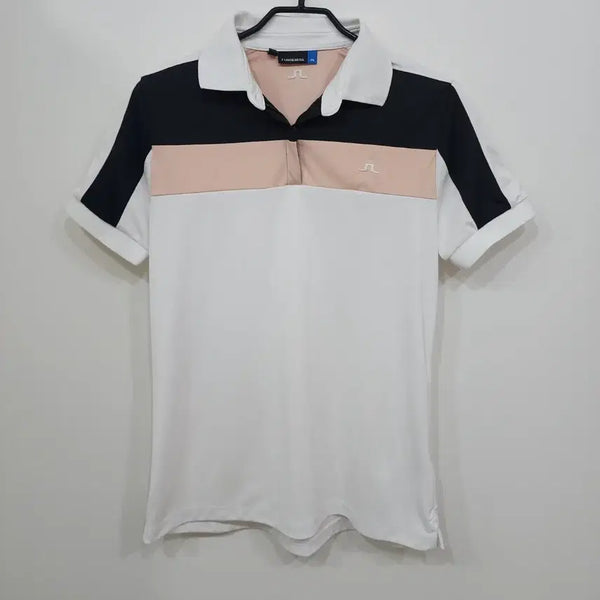 [BUNJANG] J.LINDEBERG Women's Short Sleeve Polo Shirt / J.LINDEBERG 골프웨어 반팔 카라티 셔츠 여성