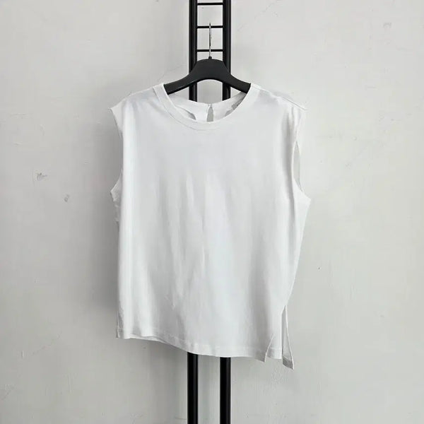 [BUNJANG] Handsome Forum Studio Sleeveless T-Shirt Cotton 100% / 22년구입 정품 한섬  포럼스튜디오 민소매 티셔츠