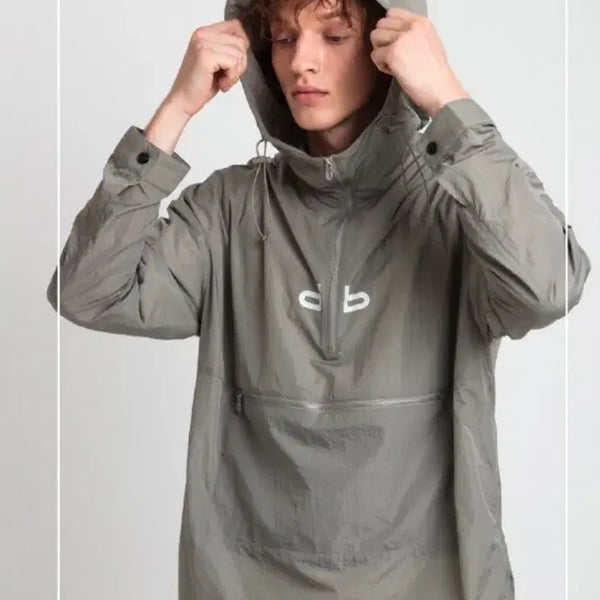 [BUNJANG] Daub Hooded Half-Zip Anorak Jacket / 무신사 후드 반집업 아노락