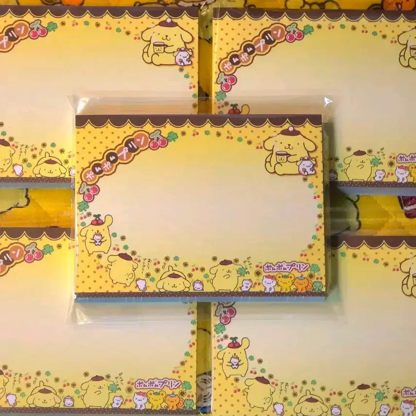 [BUNJANG] Pompompurin Memo Pad (100 Sheets) / 폼폼푸린 떡메모지/떡메/폼푸/폼푸떡메