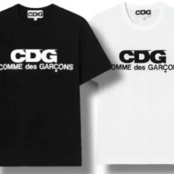 [BUNJANG] Comme des Garçons CDG Black/White Short Sleeve T-Shirt (Unsealed, New) / 특가)꼼데가르송 CDG 반팔 티셔츠 블랙/화이트 미개봉 새상품