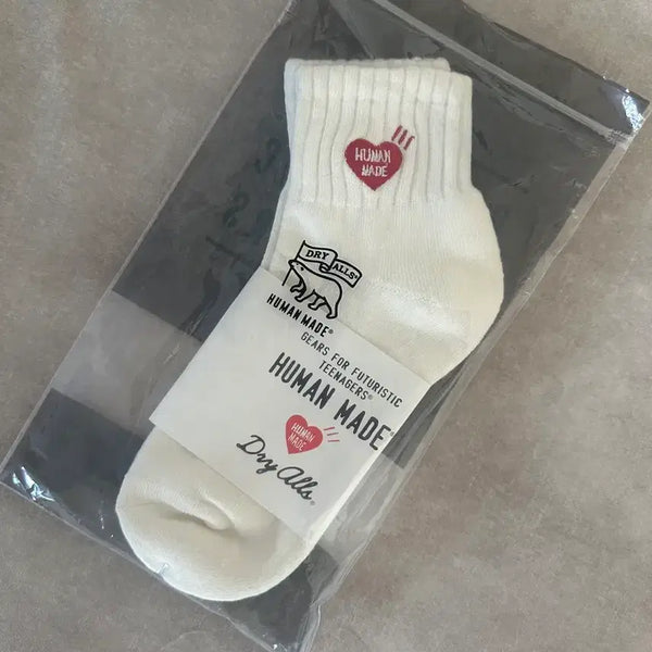 [BUNJANG] Human Made Heart Logo Socks / 휴먼메이드 양말