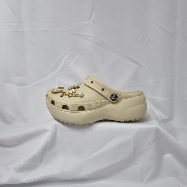 [BUNJANG] Vintage Crocs Classic Crush Clog Sandals (W5/220) / 빈티지하서 W5/220 크록스 클래식 크러쉬 클로그 샌들