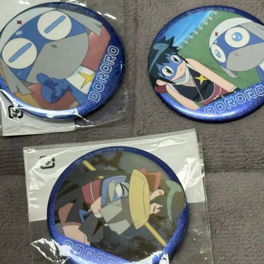 [BUNJANG] Keroro Sergeant Dororo Can Badge Bundle Set / 케로로 중사 도로로 캔뱃지 일괄 세트