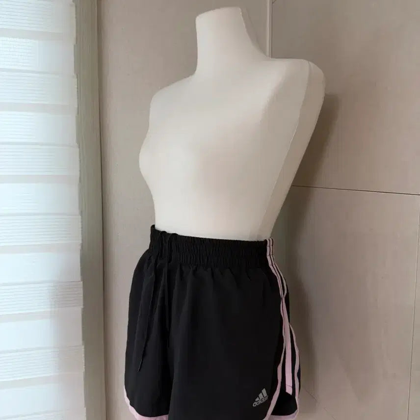 [BUNJANG] Adidas Training Shorts Black Pink L / 아디다스 트레이닝 반바지 블랙 핑크 L