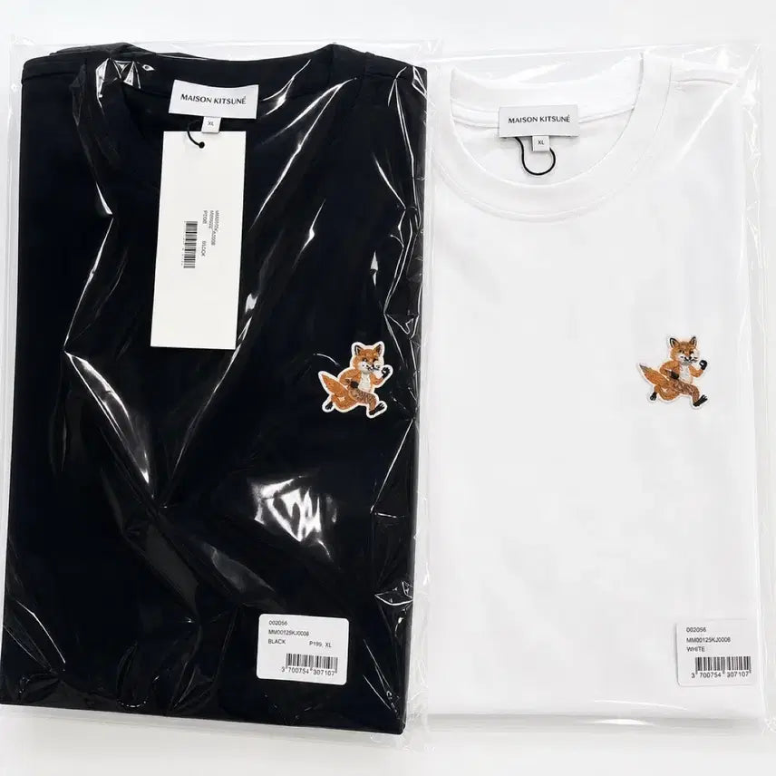 [BUNJANG] Maison Kitsuné Chillax Fox Short Sleeve T-Shirt / 메종키츠네 칠랙스 폭스 반팔 티셔츠 네이비/화이트/블랙 미개봉 새상품