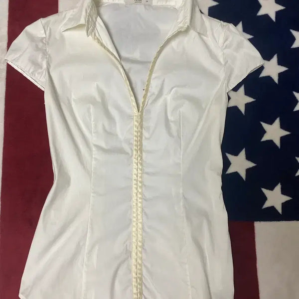 [BUNJANG] Prada Women's Sleeveless Blouse Stretch Fit / 프라다 여성 스판 민소매 블라우스