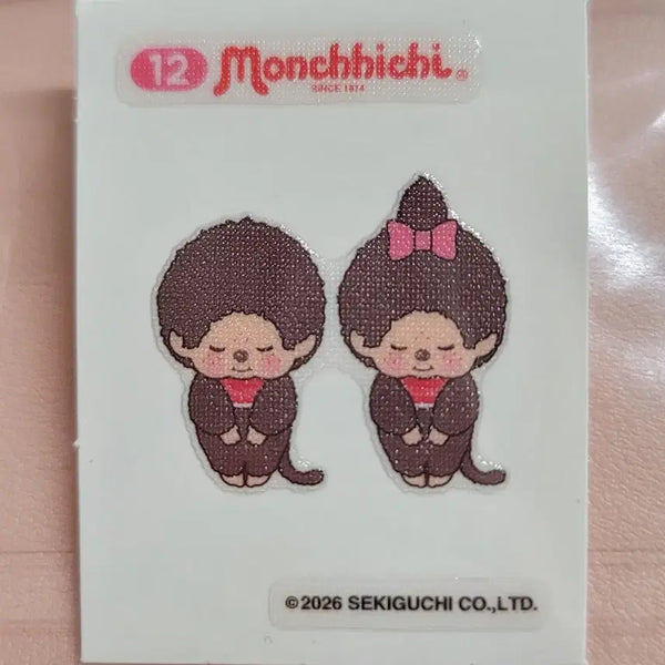 [BUNJANG] Monchhichi Stick Seal #12 / 몬치치 띠부씰 12번 판매
