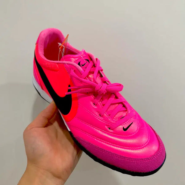 [BUNJANG] Nike Tiempo Legend Pro TF Men's Soccer Cleats (Size 275) - Pink / (275)(새제품)나이키 풋살화 축구화 티엠포 리게라 프로 TF 핑크
