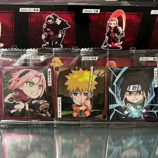 [BUNJANG] Naruto Wafer Seal 7 Types Bundle Set / 나루토 웨하스씰 7종 일괄