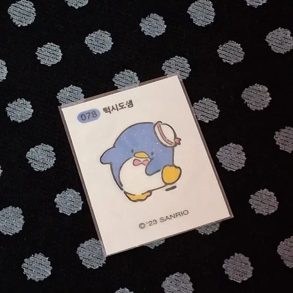 [BUNJANG] Sanrio Tuxedo Sam Glitter Sticker 078 / 산리오 턱시도샘 반짝이 스티커 078 띠부띠부씰 띠부실