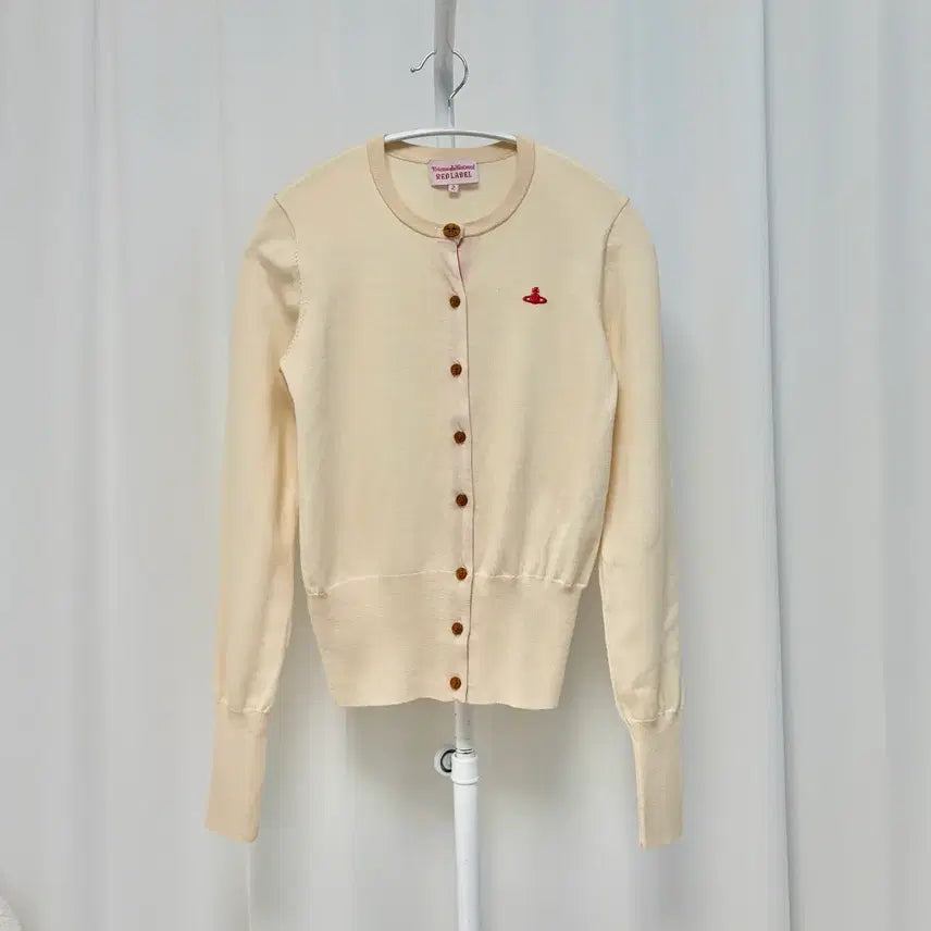 [BUNJANG] Vivienne Westwood Red Label Cardigan Ivory Wool / 비비안웨스트우드 레드라벨 가디건 아이보리