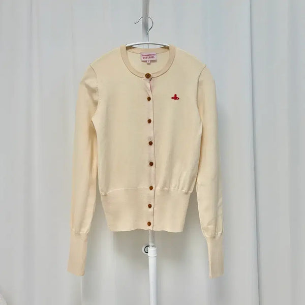 [BUNJANG] Vivienne Westwood Red Label Cardigan Ivory Wool / 비비안웨스트우드 레드라벨 가디건 아이보리