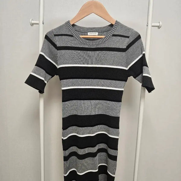 [BUNJANG] Stripe Dress (Free Size) / 스트라이프 원피스 free