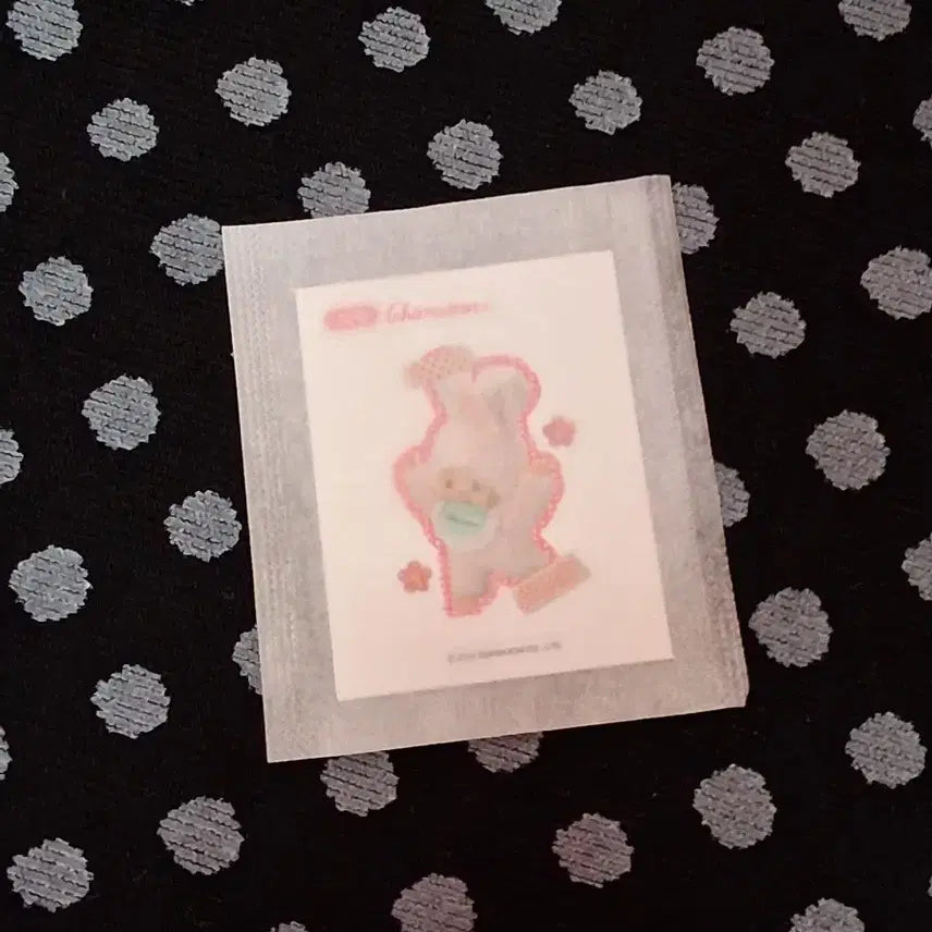 [BUNJANG] Chimutan Strawberry Mochi Jelly 009 Monchhichi Pink Rabbit Sticker / 치무탄의 딸기모찌 젤리 009 몬치치 핑크 토끼 스티커
