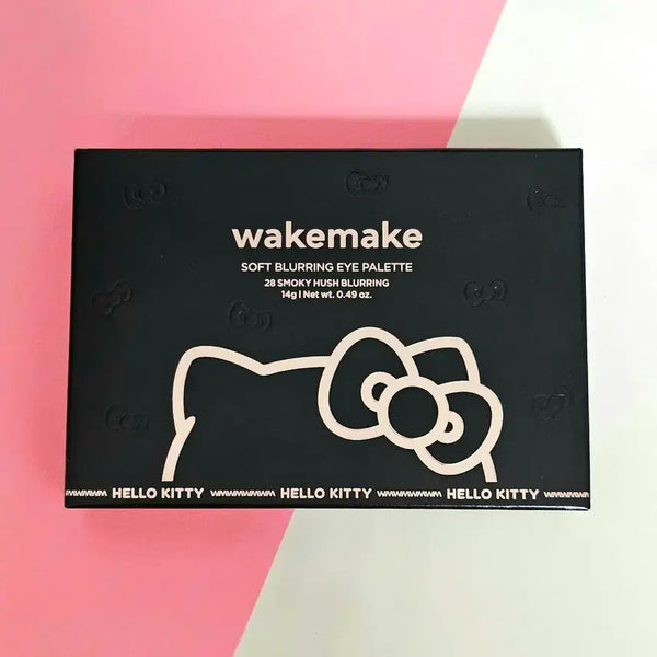[BUNJANG] WakeMake x Hello Kitty Soft Blurring Eye Palette No. 28 Smoky Hush Blurring / (새상품) 헬로키티 웨이크메이크 아이팔레트 28 스모키 허쉬 블러링