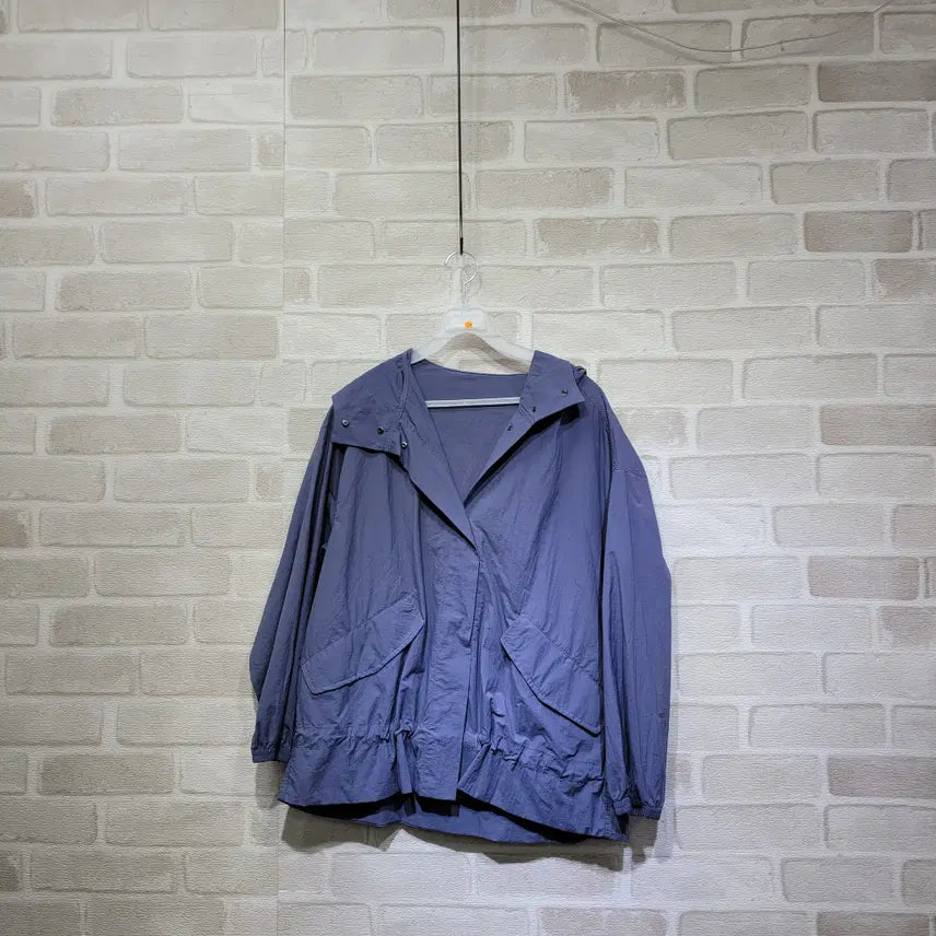 [BUNJANG] Oversized Hooded Woven Jacket / ㅈ128 후드 우븐 자켓 F