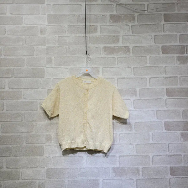 [BUNJANG] Short Sleeve Cardigan (Size 55-66) / ㅈ127 반팔 가디건 55-66