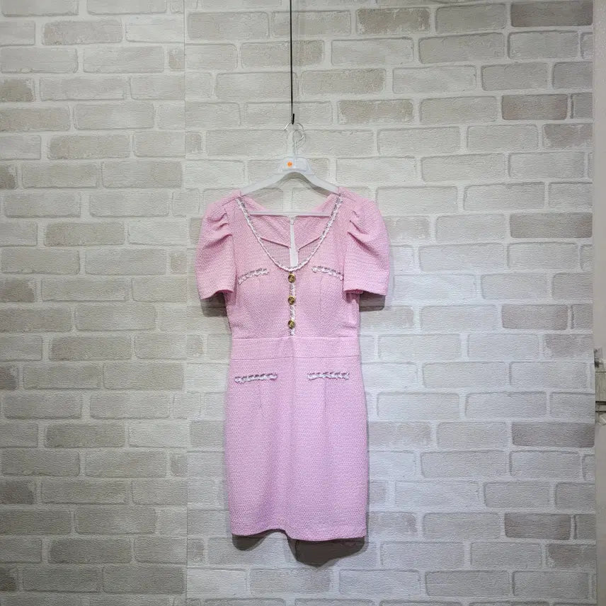 [BUNJANG] Pink Halter Dress Size 66 / ㅈ124 핑크 홀복 66