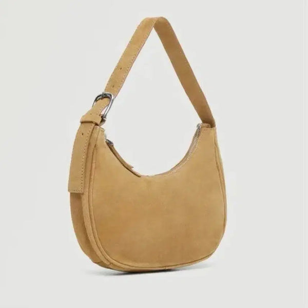 [BUNJANG] Mango Real Suede Tote Shoulder Bag / mango 리얼 스웨이드 백