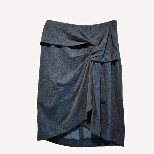 [BUNJANG] System 100% Cotton Shirring Drape Skirt / 시스템 면100 %셔링 드레이프  스커트