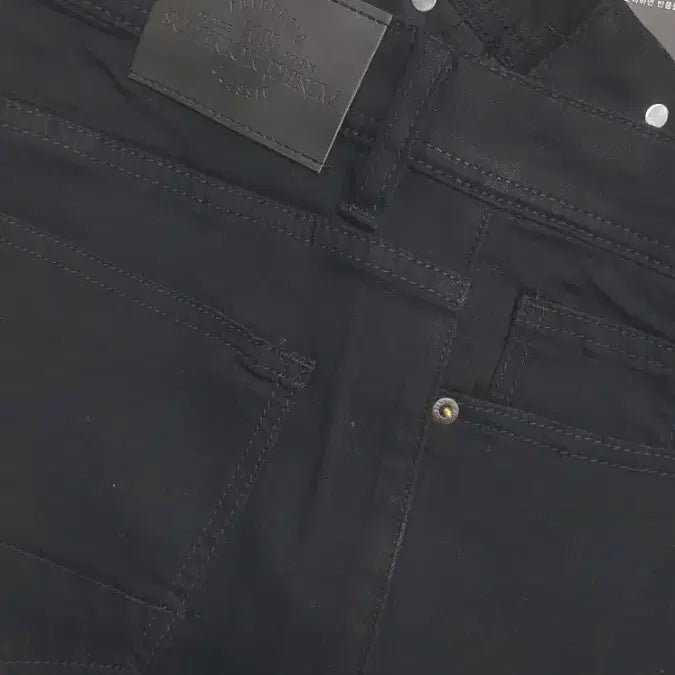 [BUNJANG] Superior Classic Black Denim Pants 30" Lycra Blend / 슈페리어 정품(사방스판) 얇은대님 30"(No.351)새제품!