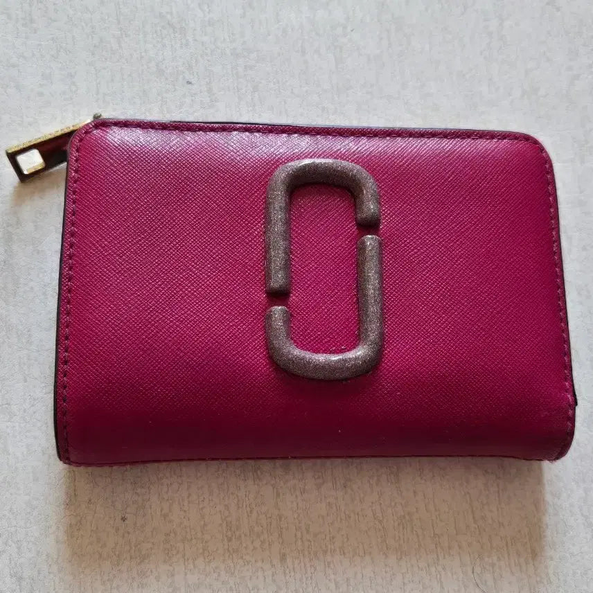 [BUNJANG] Marc Jacobs Snapshot Compact Wallet Pink Medium Size / 마크제이콥스 스냅샷 컴팩트 월렛 핑크 중지갑