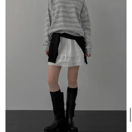 [BUNJANG] Theor Lace Skirt / 디오어 레이스 스커트