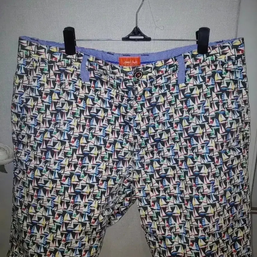 [BUNJANG] Paul Smith Boat Pattern Shorts (Men's Size 34) / 폴스미스 보트 패턴 반바지 (남성 34)