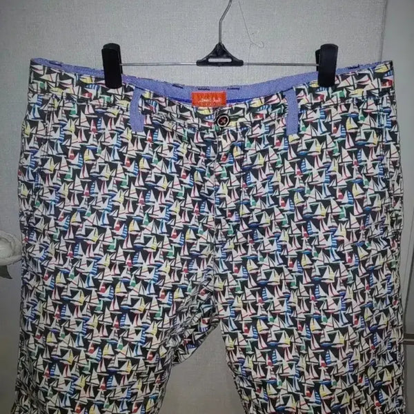 [BUNJANG] Paul Smith Boat Pattern Shorts (Men's Size 34) / 폴스미스 보트 패턴 반바지 (남성 34)