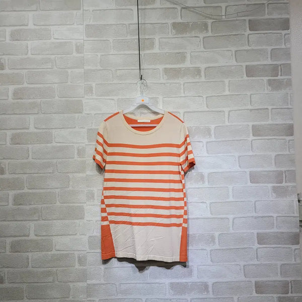 [BUNJANG] Striped T-Shirt Size 55 / ㅈ141 단가라 티셔츠 55