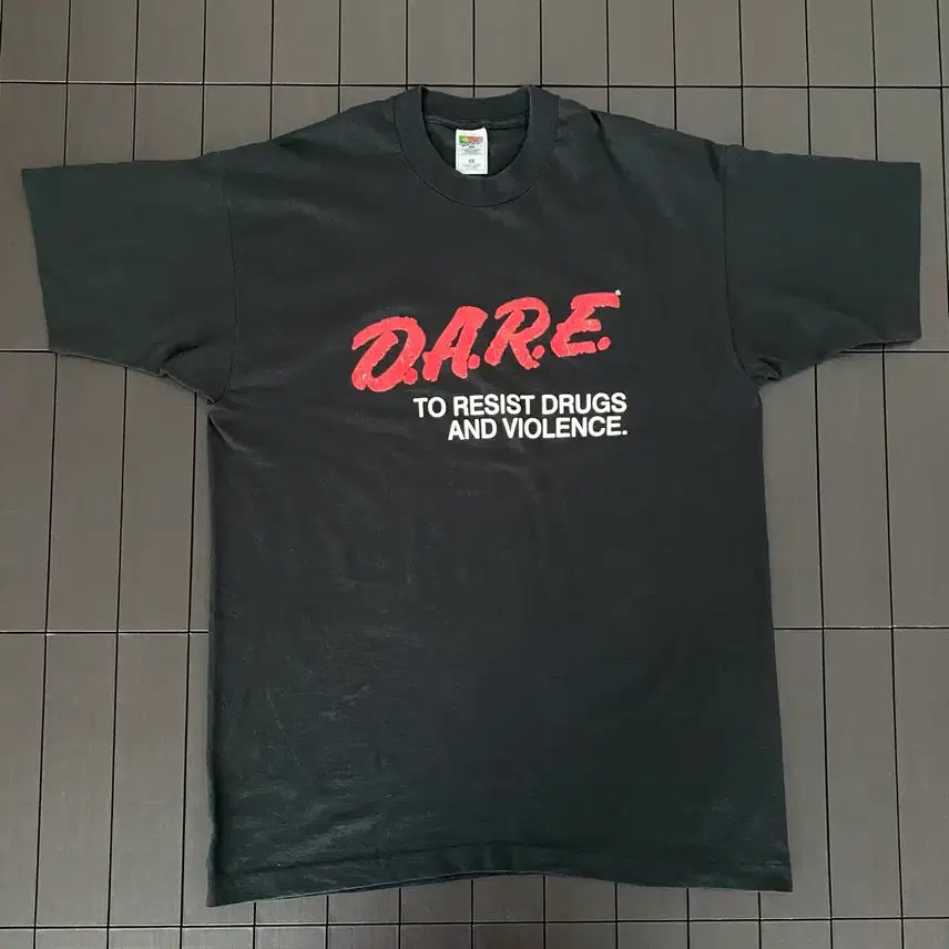 [BUNJANG] Vintage 90s DARE T-Shirt (XL) / (XL) 90s 빈티지 DARE 티셔츠
