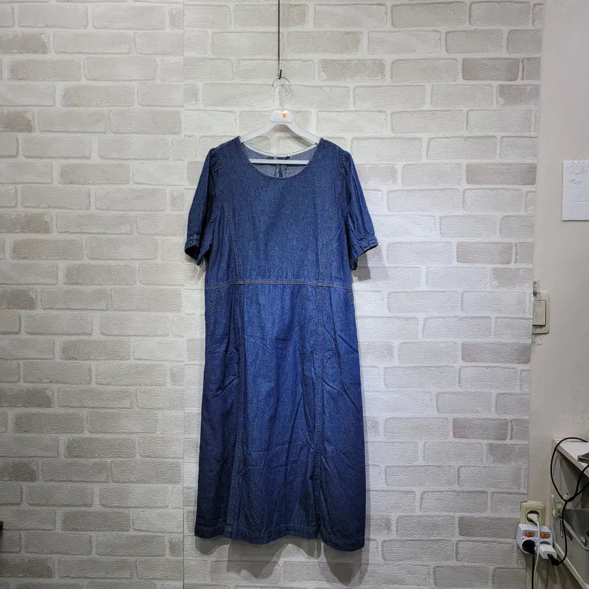 [BUNJANG] Denim Dress Size 77 / ㅈ135 데님 원피스 77