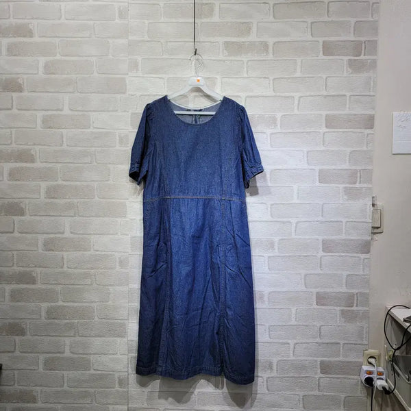 [BUNJANG] Denim Dress Size 77 / ㅈ135 데님 원피스 77