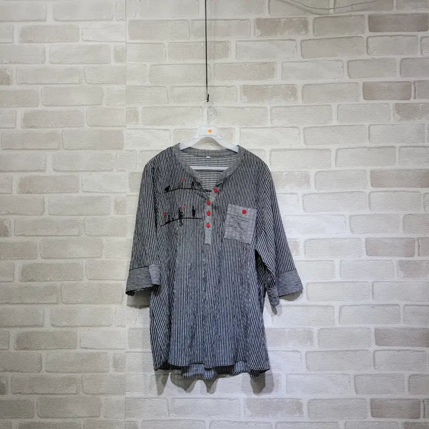 [BUNJANG] Stripe T-Shirt Size 99 / ㅈ134 스트라이프 티셔츠 99