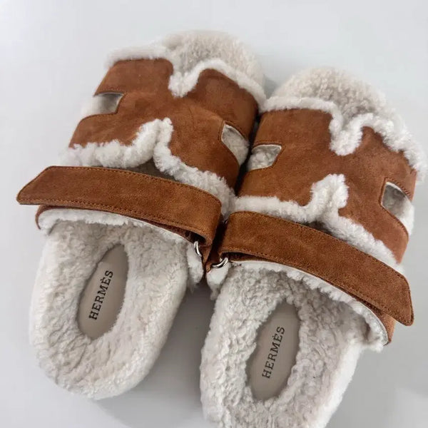 [BUNJANG] Shearling Slippers Size 37 / 시어링시프레슬리퍼 37