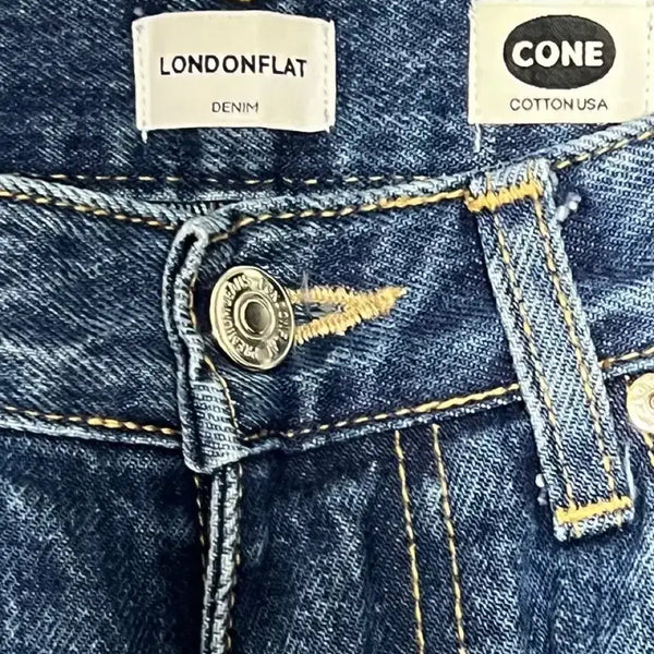 [BUNJANG] LONDON FLAT High Waist Denim Pants / 런던플랏(LONDON FLAT)데님 팬츠
