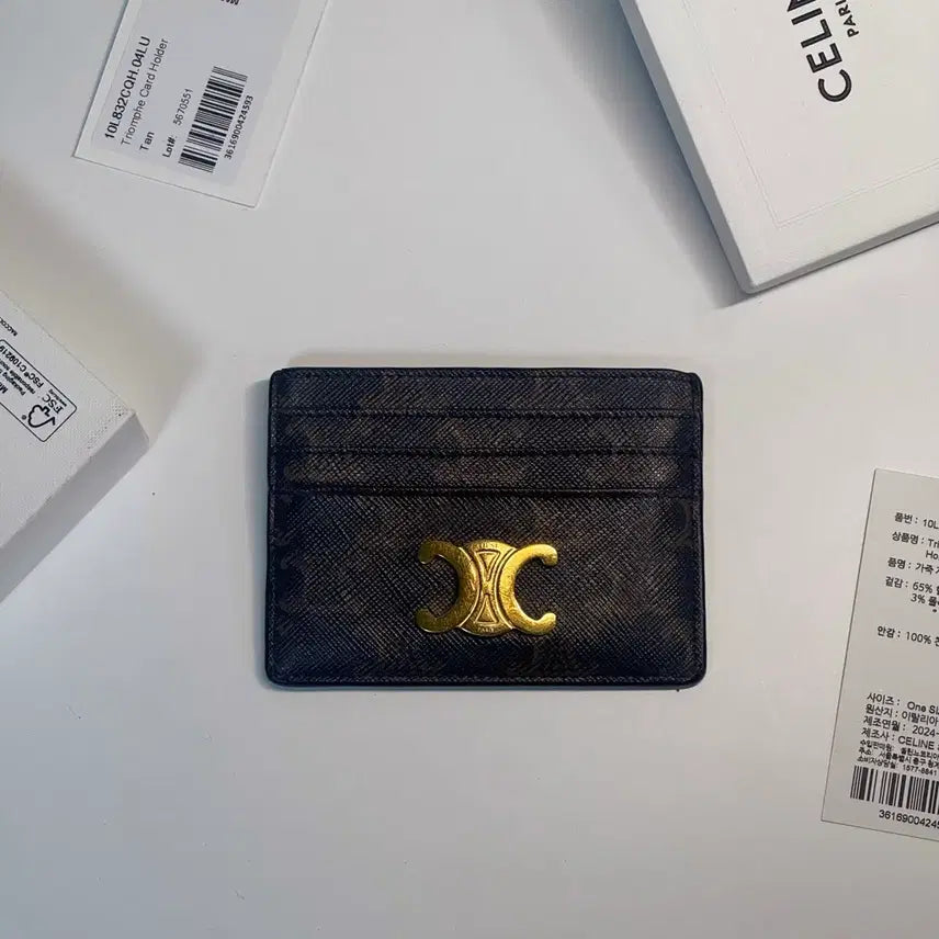 [BUNJANG] Celine Triomphe Card Holder / [S급/ 정품] 셀린느 트리옹프 카드지갑