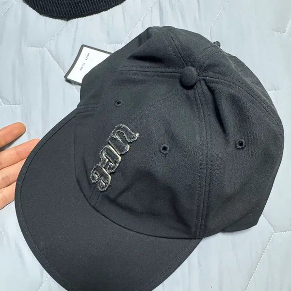 [BUNJANG] Usage Black Logo Embroidered Ball Cap / 유세지 usage 모자 볼캡 캠프캡