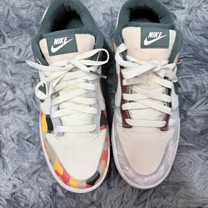 [BUNJANG] Nike Dunk Low SE Sail Multi Camo / 나이키 덩크 로우 SE 세일 멀티 카모