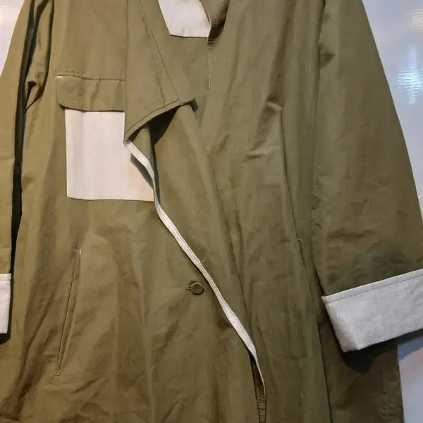 [BUNJANG] LEBEIGE Khaki Trench Coat / LEBEIGE 카키색 트렌치 코트