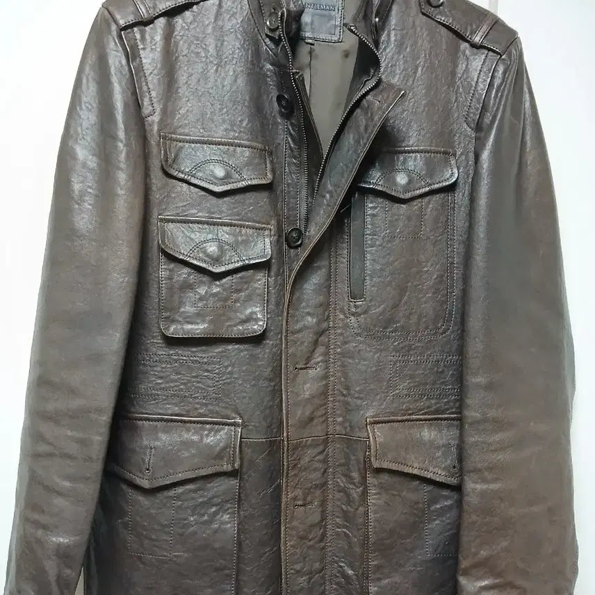[BUNJANG] Dear Gentleman Lambskin Safari Jacket / 양가죽 사파리