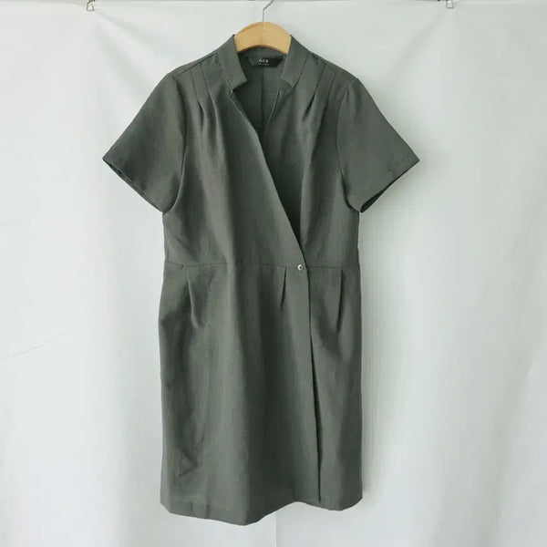 [BUNJANG] OFB Khaki Midi Dress One Size / OFB 카키  미디원피스 (미사용) F 프리사이즈