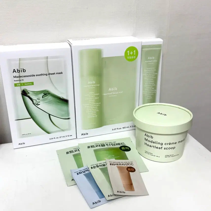 [BUNJANG] Abib Heartleaf Facial Mist Calming Spray & Cream Calming Tube Set / 아비브 어성초 페이셜 미스트 카밍 스프레이 어성초 크림 카밍 튜브 진정