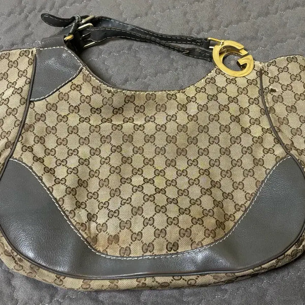 [BUNJANG] Gucci GG Jacquard Interlocking Shoulder Bag / (정품) 구찌 GG 자가드 인터로킹 숄더백